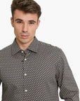 BOSS Black Monogram Formal Shirt | LEVISONS