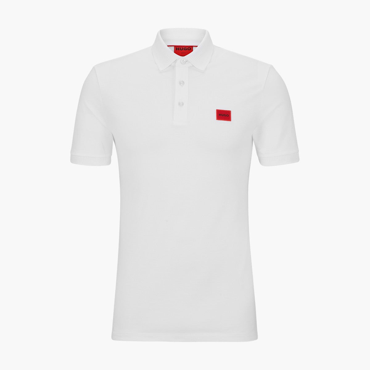 HUGO RED Dereso polo shirt in White