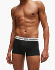 BOSS Black Three-Pack Of Stretch Trunks With Signature-Stripe Waistbands | LEVISONS