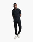 BOSS Black Cotton-Pique Polo Shirt With Logo Detail | LEVISONS
