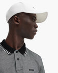 BOSS Black Cotton-Twill Cap With Embroidered Logo | LEVISONS