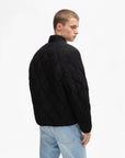 Hugo Blue Water-Repellent Quiled Jacket With Logo Badge | LEVISONS