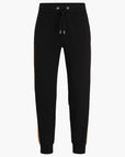 BOSS Black Cotton-Blend Tracksuit Bottoms With Colour-Blocking | LEVISONS