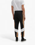 BOSS Black Cotton-Blend Tracksuit Bottoms With Colour-Blocking | LEVISONS