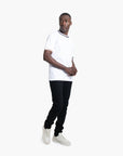 BOSS Black Mercerised-Cotton T-Short With Signature-Stripe Details | LEVISONS