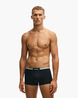 BOSS Black Three-Pack Of Cotton-Blend Trunks With Signature Waistbands | LEVISONS