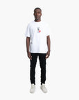 Hugo Red Cotton-Jersey T-Shirt With Travel-Tag Artwork | LEVISONS