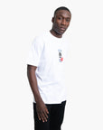 Hugo Red Cotton-Jersey T-Shirt With Travel-Tag Artwork | LEVISONS