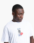 Hugo Red Cotton-Jersey T-Shirt With Travel-Tag Artwork | LEVISONS