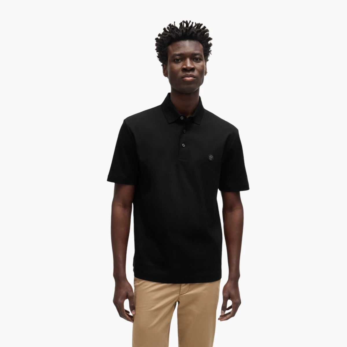 Mercerized-Cotton Polo Shirt With Double Monogram – Levisons