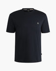 BOSS Black Mercerized-Cotton T-Shirt With Double B Monogram | LEVISONS