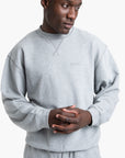 BOSS Black Cotton-Terry Relaxed-Fit Sweatshirt With Flocked Logo | LEVISONS