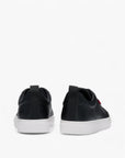 Hugo Red Cupsole Trainers In Faux Leather With Logo Flag | LEVISONS