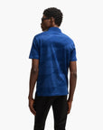 BOSS Black Mercerized-Cotton Polo Shirt With Jacquard Pattern | LEVISONS
