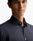 BOSS Black Regular-Fit Shirt In Easy-Iron Stretch-Cotton Poplin | LEVISONS