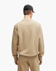 Hugo Red Cotton-Terry Regular-Fit Sweatshirt With Logo Trim | LEVISONS
