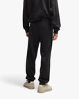 Hugo Blue Cotton-Terry Tracksuit Bottoms With Chain-Stitch Logo | LEVISONS