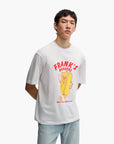 Hugo Blue Cotton-Jersey Regular-Fit T-Shirt With Seasonal Artwork | LEVISONS