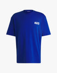 Hugo Blue Cotton-Jersey T-Shirt With Happy Hugo Logo | LEVISONS