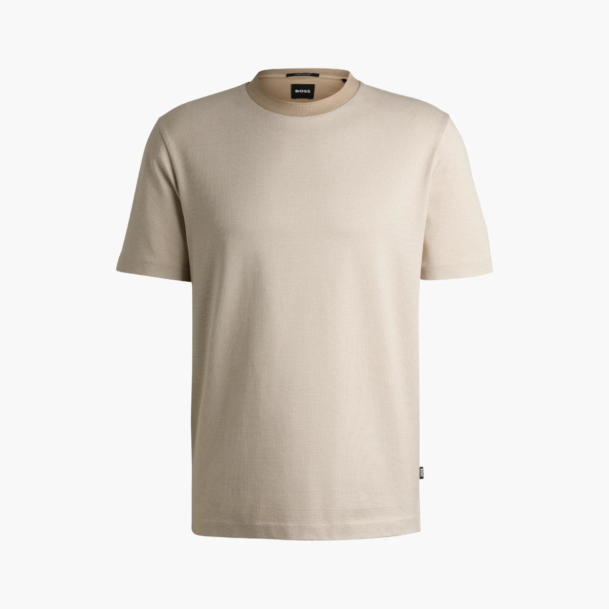 Mercerized-Cotton T-Shirt With Mirco Pattern – Levisons