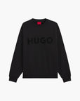 Hugo Red Oversized Reflective Logo Terry Sweatshirt | LEVISONS
