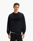 Hugo Red Oversized Reflective Logo Terry Sweatshirt | LEVISONS