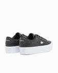 Lacoste Women's Ziane Platform Leather Sneakers | LEVISONS