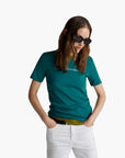United Colors Of Benetton Woman T-Shirt In 100% Cotton With Glitter Print Logo | LEVISONS