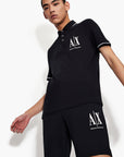 Armani Exchange Regular Fit Icon Logo Cotton Piqué Polo Shirt | LEVISONS