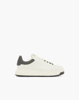 Emporio Armani Leather Icon Sneakers | LEVISONS