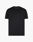 Emporio Armani Regular Fit Crewneck T-Shirt With Embossed Logo Tape | LEVISONS