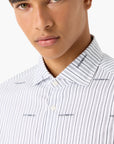 Emporio Armani All Over Logo Cotton Shirt | LEVISONS
