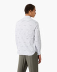 Emporio Armani All Over Logo Cotton Shirt | LEVISONS