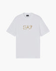 EA7 Premium Label Cotton Crewneck T-Shirt | LEVISONS