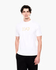 EA7 Premium Label Cotton Crewneck T-Shirt | LEVISONS