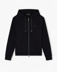 Emporio Armani Zip-Up Hoodie With Patch Logo | LEVISONS
