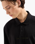 Armani Exchange Regular Fit Cotton Polo Shirt With Metallic Enhanced Branding | LEVISONS