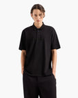 Armani Exchange Regular Fit Cotton Polo Shirt With Metallic Enhanced Branding | LEVISONS