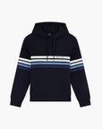Armani Exchange Comfort Fit Stretch Cotton Hoodie With Decorative Branded Tape | LEVISONS