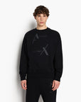 Armani Exchange Crew Neck Eagle Logo Sweatshirt | LEVISONS