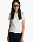 United Colors Of Benetton Woman T-Shirt In 100% Cotton With Glitter Print Logo | LEVISONS