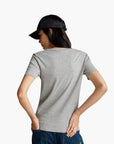 United Colors Of Benetton Woman Pure Cotton T-Shirt With V-Neck | LEVISONS