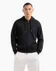 Armani Exchange Regular Fit Cotton Zip Up Sweatshirt With Logo Tape And Embroidered Logo | LEVISONS