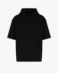 Emporio Armani Oversized Short Sleeve Hooded Sweatshirt | LEVISONS