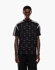 EA7 Logo Series Cotton T-Shirt With All-Over Logo Motif | LEVISONS