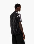 EA7 Logo Series Cotton T-Shirt With All-Over Logo Motif | LEVISONS