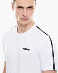 EA7 Logo Series Cotton Crewneck T-Shirt | LEVISONS
