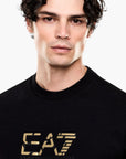 EA7 Premium Label Cotton Crewneck T-Shirt | LEVISONS