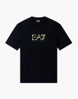 EA7 Premium Label Cotton Crewneck T-Shirt | LEVISONS