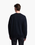 Emporio Armani Cotton Sweatshirt With Embroidered Shield Logo | LEVISONS